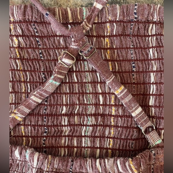 Striped Ruffle Bottom Romper - Picture 7 of 7